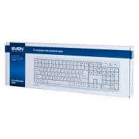 Клавиатура SVEN Standard 303 USB White фото 2